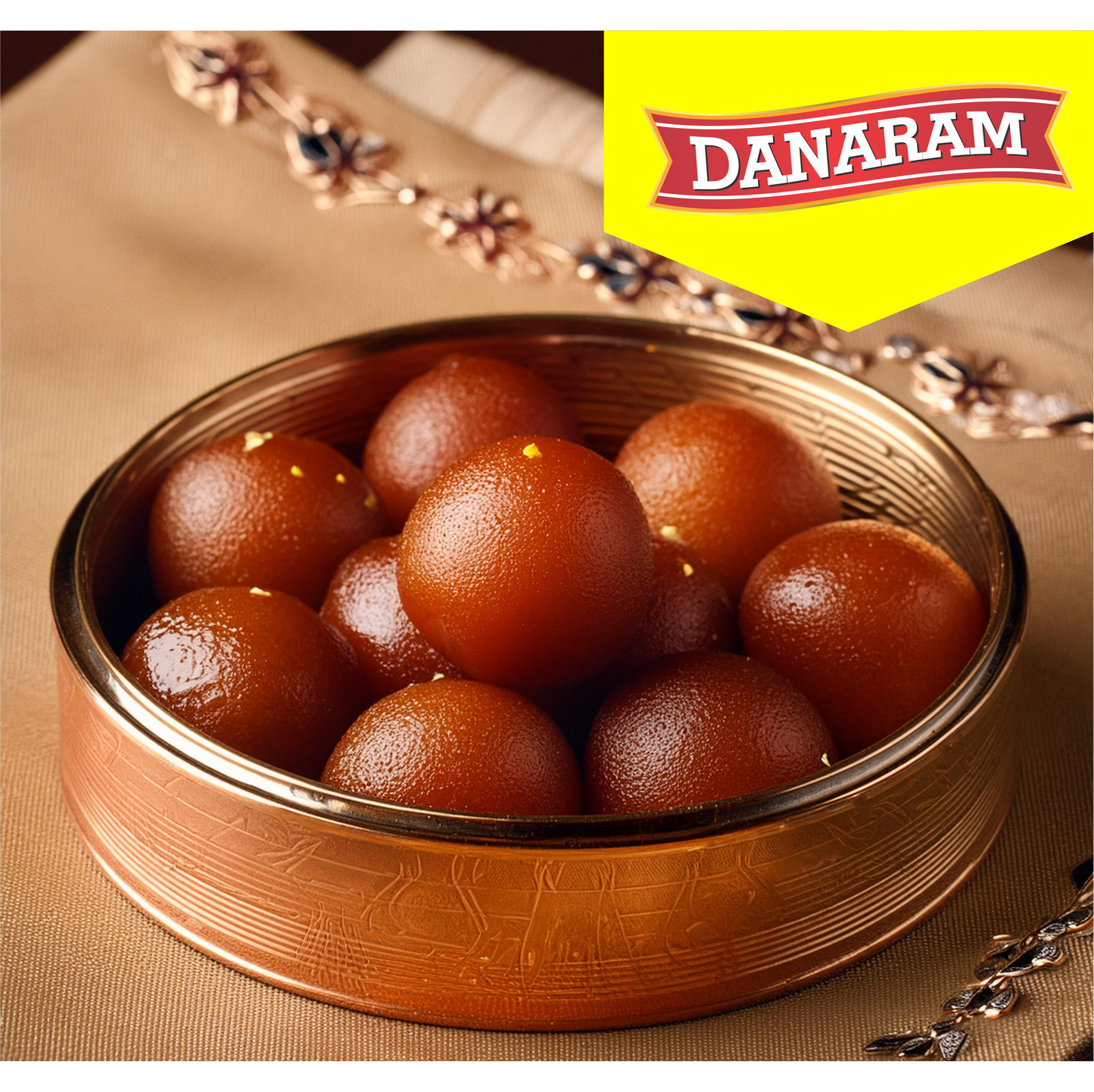 Danaram Classic Gulab Jamun 1 Kg - Pack of 12