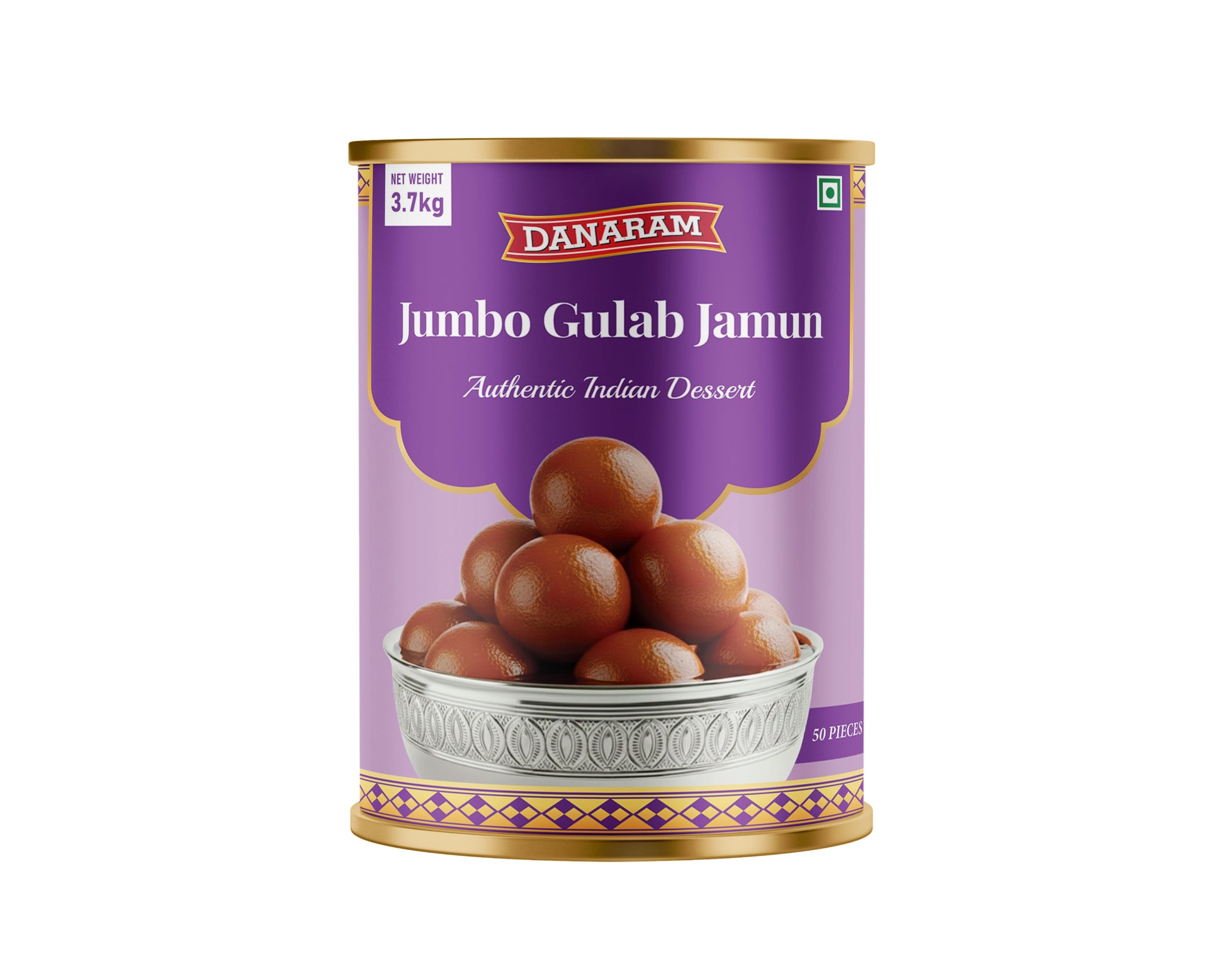 Jumbo Gulab Jamun 3.7 Kg Can